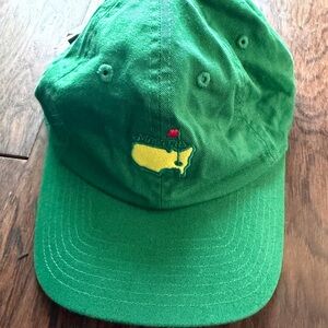 Masters Green Hat with Yellow and Red Logo